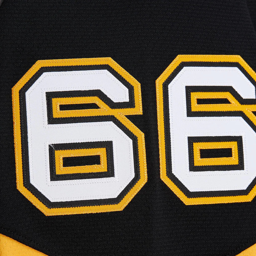 Mario Lemieux Pittsburgh Penguins NHL Mitchell & Ness Men's Black 1996-97 Power Play Authentic Jersey