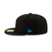 Miami Marlins MLB New Era Men's Black 59Fifty Authentic Collection Fitted Hat