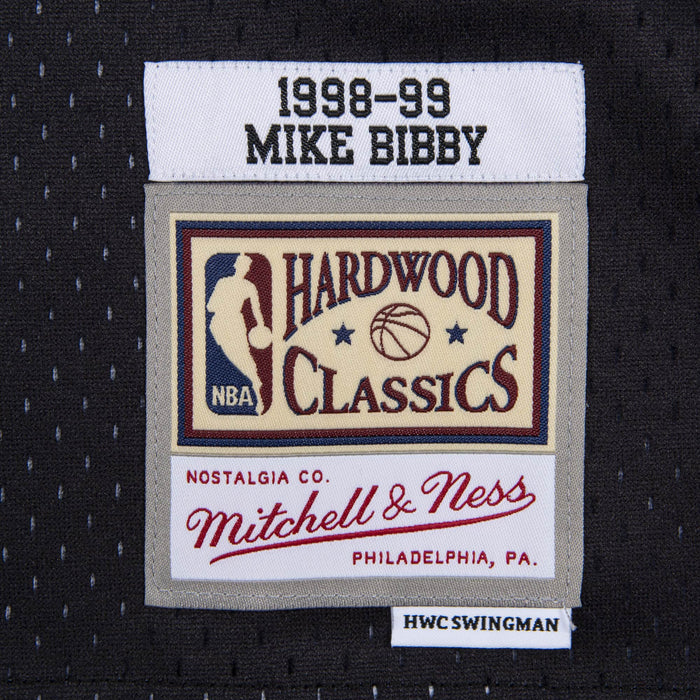 Mike Bibby Vancouver Grizzlies NBA Mitchell & Ness Men's Black 1998-99 Reload Hardwood Classics Swingman Jersey