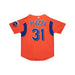 Mike Piazza New York Mets MLB Mitchell & Ness Men's Orange 2004 Authentic BP Jersey