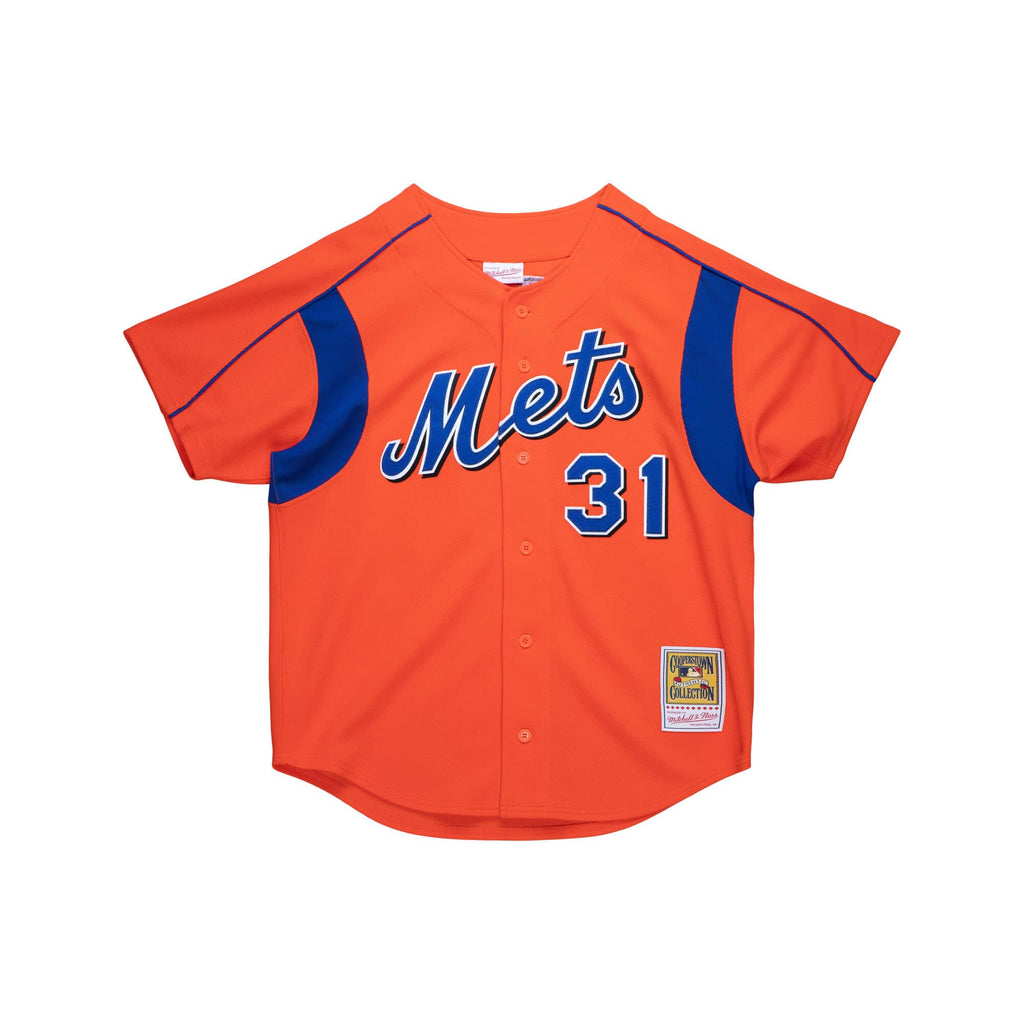 MLB New York Mets (Mike Piazza) Men's Cooperstown Baseball Jersey