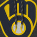 Milwaukee Brewers MLB Bulletin Men's Charcoal Express Twill Logo Hoodie