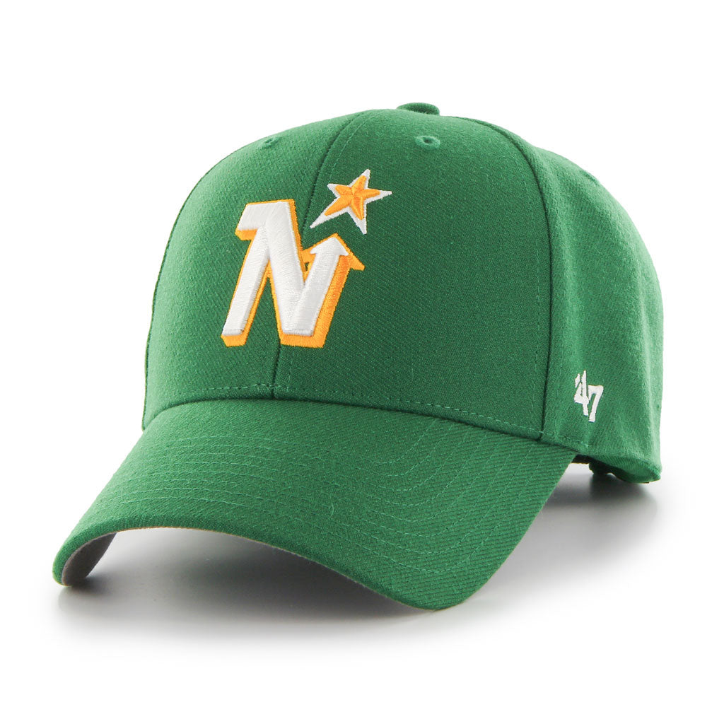 Minnesota North Stars NHL 47 Brand Men's Green Vintage MVP Adjustable Hat