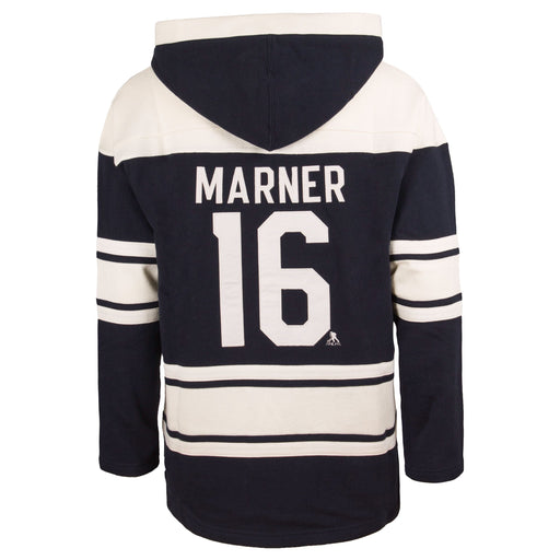 Mitch Marner Toronto Maples Leafs NHL 47 Brand Men's Navy Heavyweight Lacer Hoodie