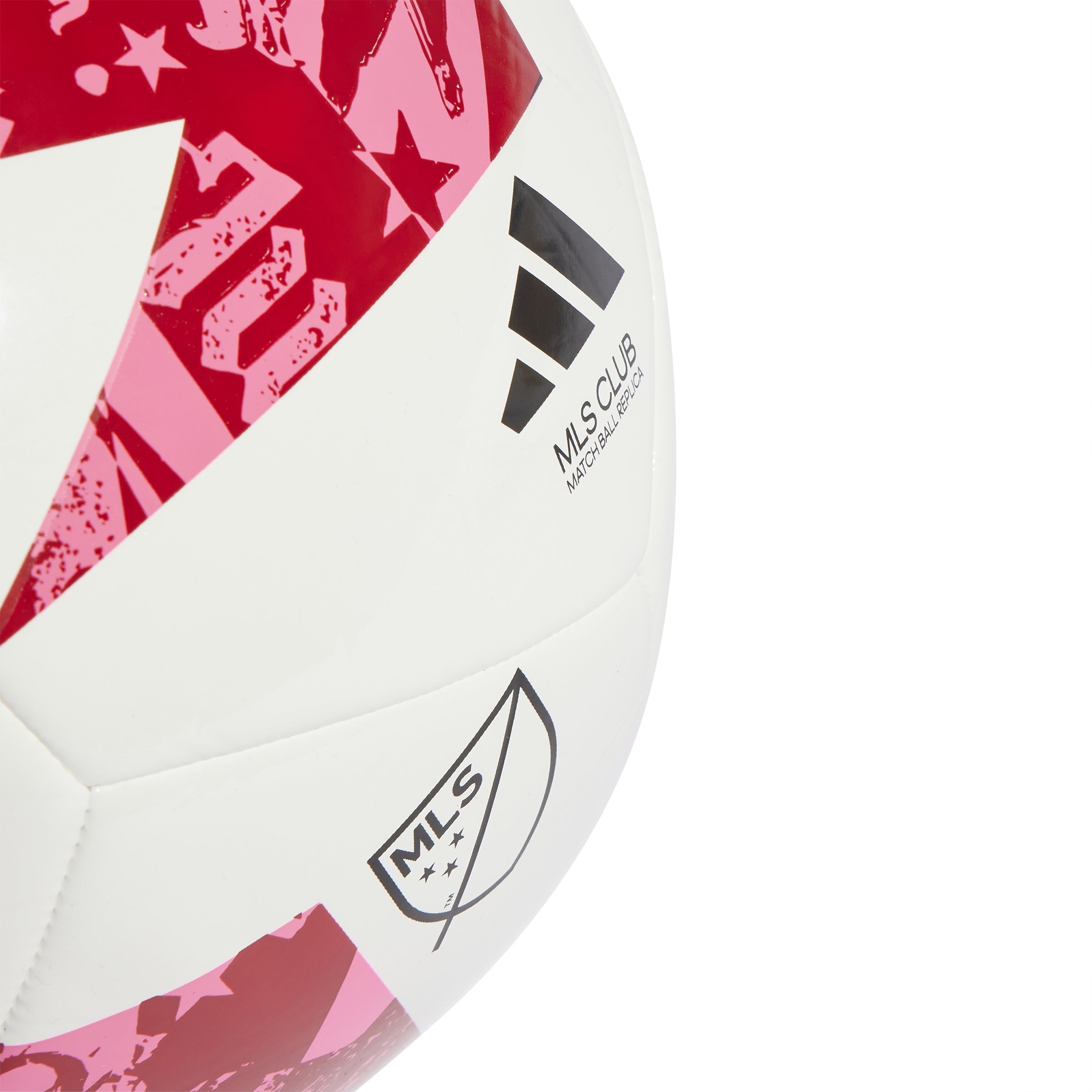 MLS Adidas Club Red/Pink/White Soccer Ball