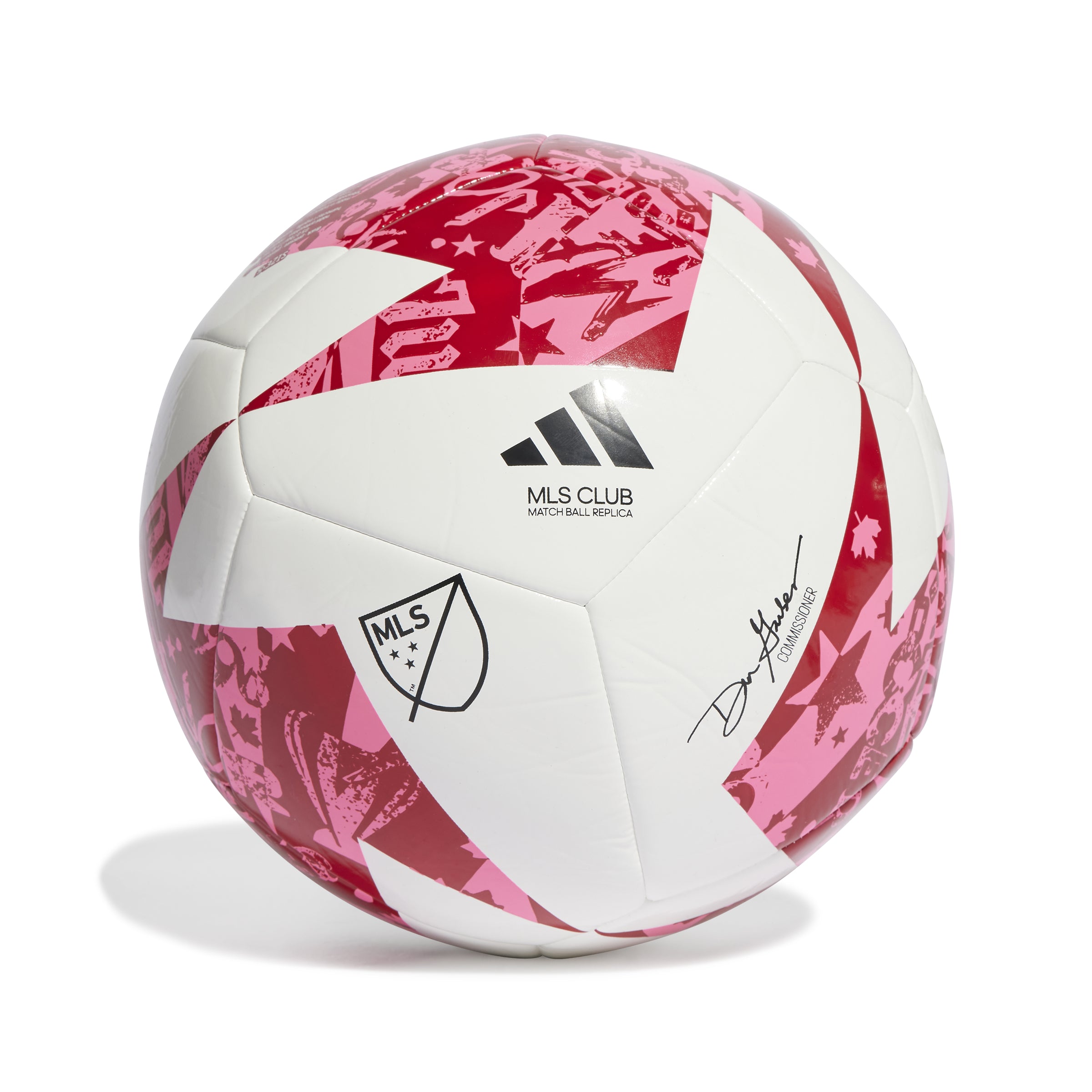 MLS Adidas Club Red/Pink/White Soccer Ball