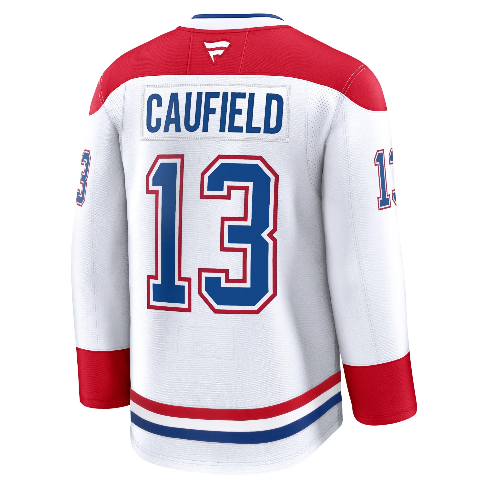 Cole Caufield Montreal Canadiens NHL Fanatics Branded Men's White Pro-Stitched Premium Jersey