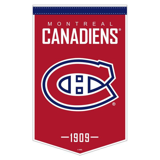 Montreal Canadiens NHL 15"x24" Felt Team Banner