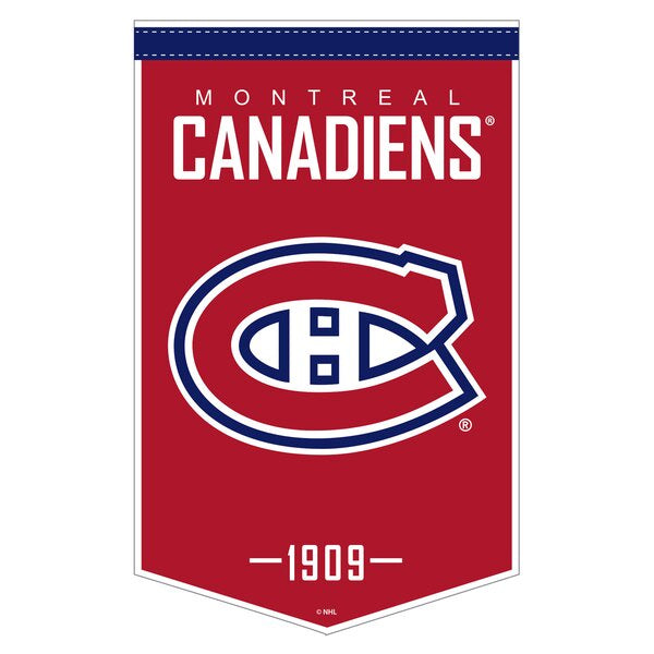 Montreal Canadiens NHL 15"x24" Felt Team Banner
