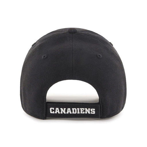 Montreal Canadiens NHL 47 Brand Men's Black MVP Adjustable Hat