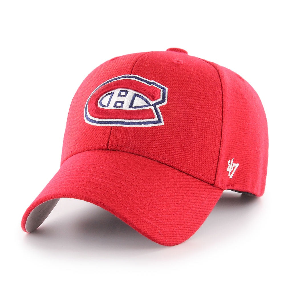 Montreal Canadiens NHL 47 Brand Men's Red MVP Adjustable Hat