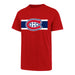 Montreal Canadiens NHL 47 Brand Men's Red Stripe T-Shirt