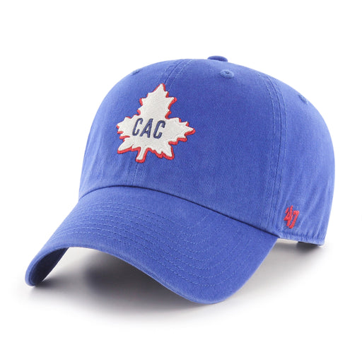 Montreal Canadiens NHL 47 Brand Men's Royal Blue Vintage Clean Up Adjustable Hat