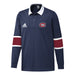 Montreal Canadiens NHL Adidas Men's Navy Rugby Long-sleeve Shirt