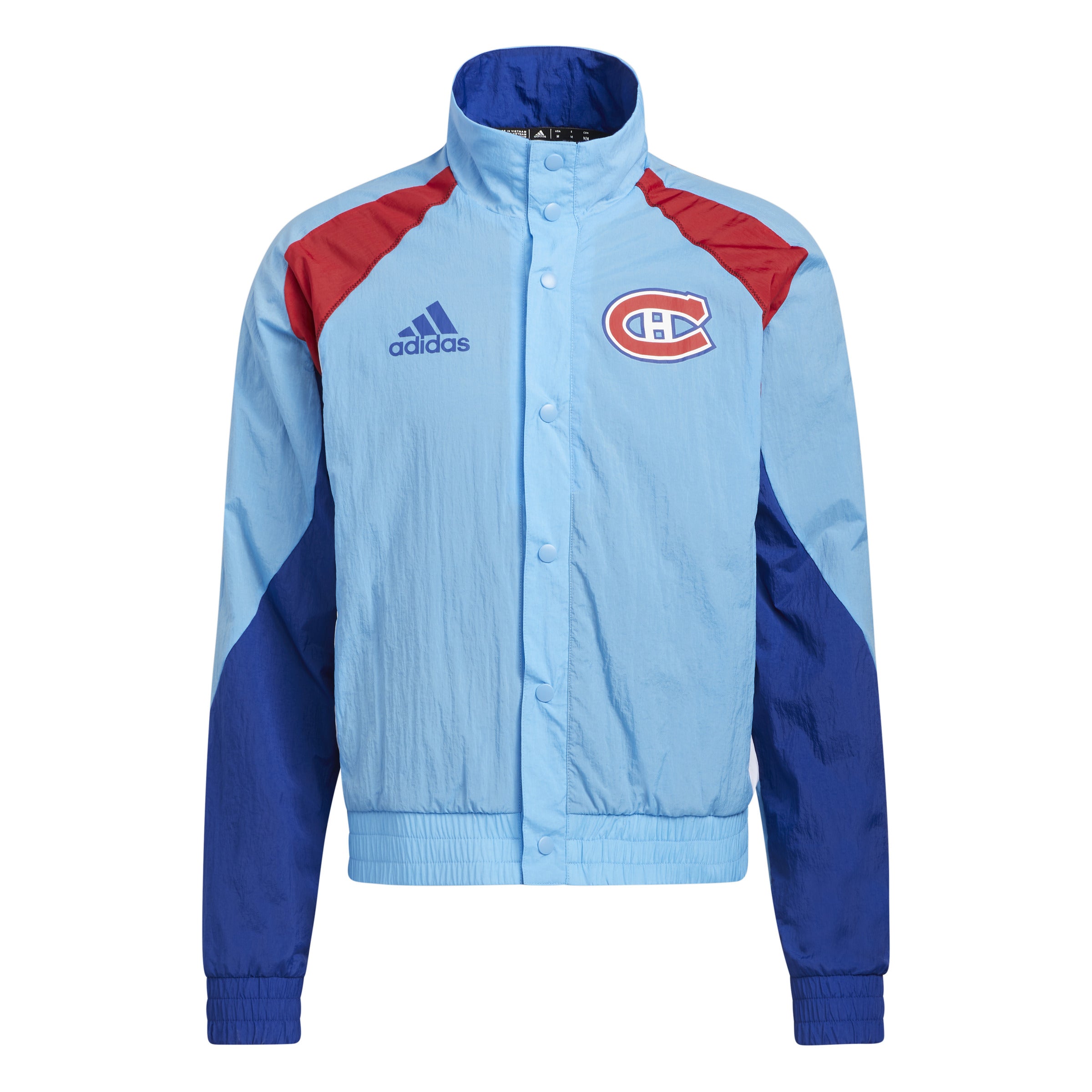 Montreal Canadiens NHL Adidas Men's Sky Blue Reverse Retro 2.0 Lightweight Jacket