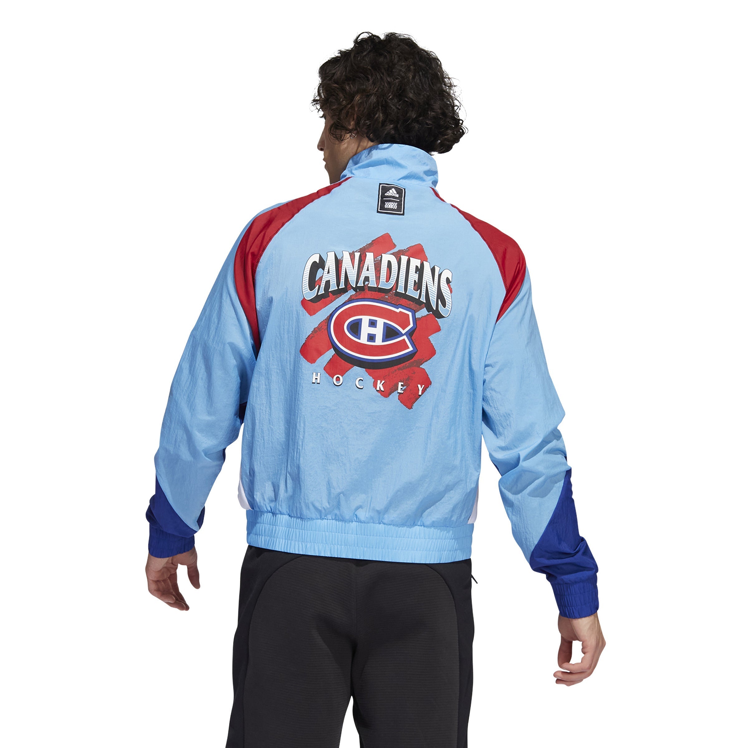 Montreal Canadiens NHL Adidas Men's Sky Blue Reverse Retro 2.0 Lightweight Jacket