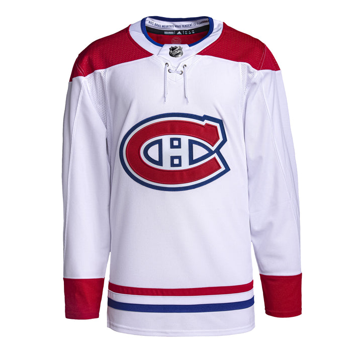 Montreal Canadiens NHL Adidas Men's White PrimeGreen Authentic Pro Jer —