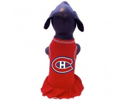 Montreal Canadiens NHL All Star Dogs Red Cheerleader Dog Dress