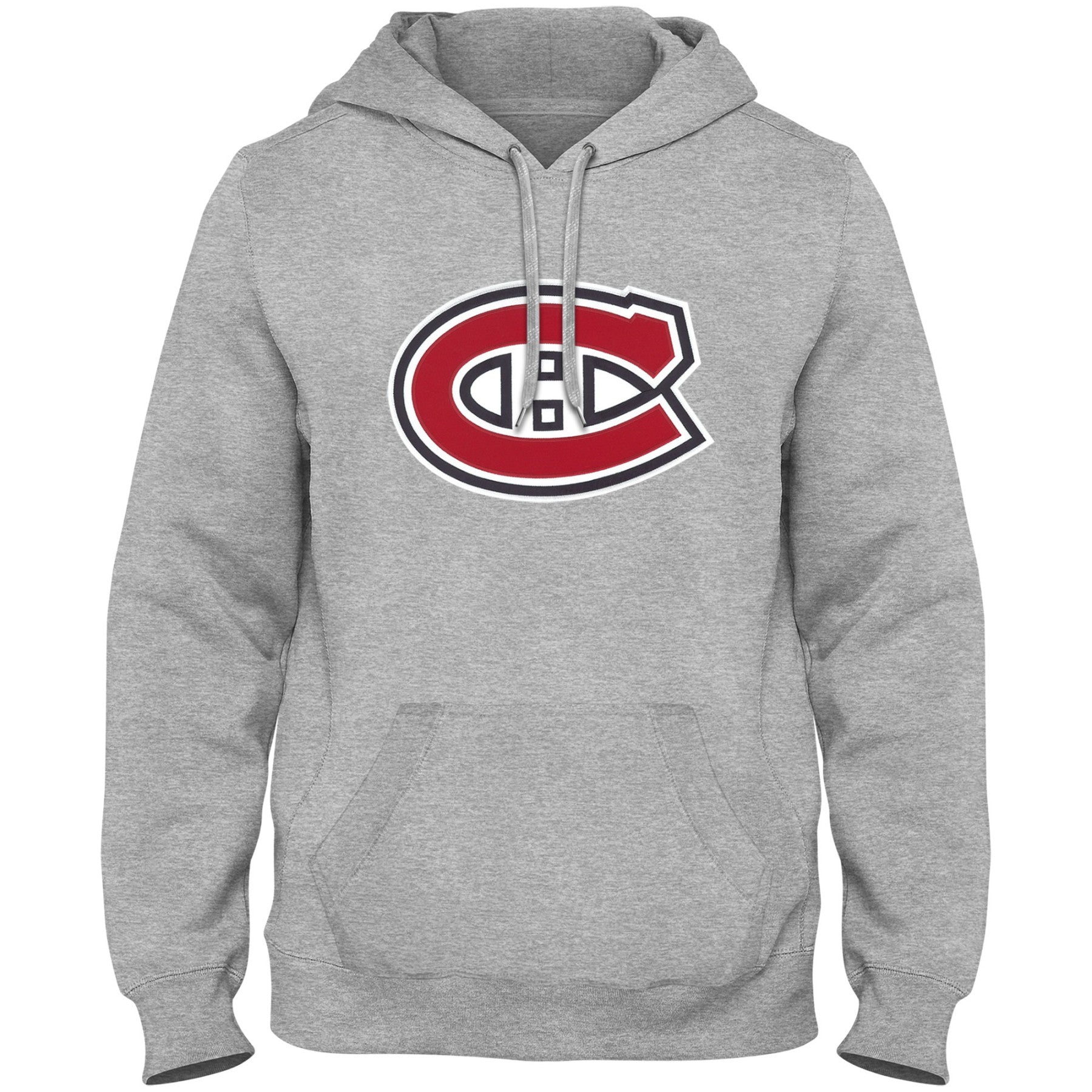 Montreal Canadiens NHL Bulletin Men's Athletic Grey Express Twill Logo Hoodie