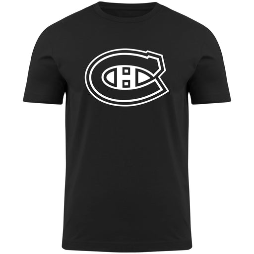 Montreal Canadiens NHL Bulletin Men's Black/White Primary Logo T-Shirt