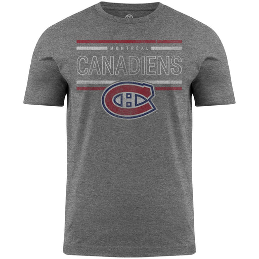 Montreal Canadiens NHL Bulletin Men's Graphite Team Badge T-Shirt