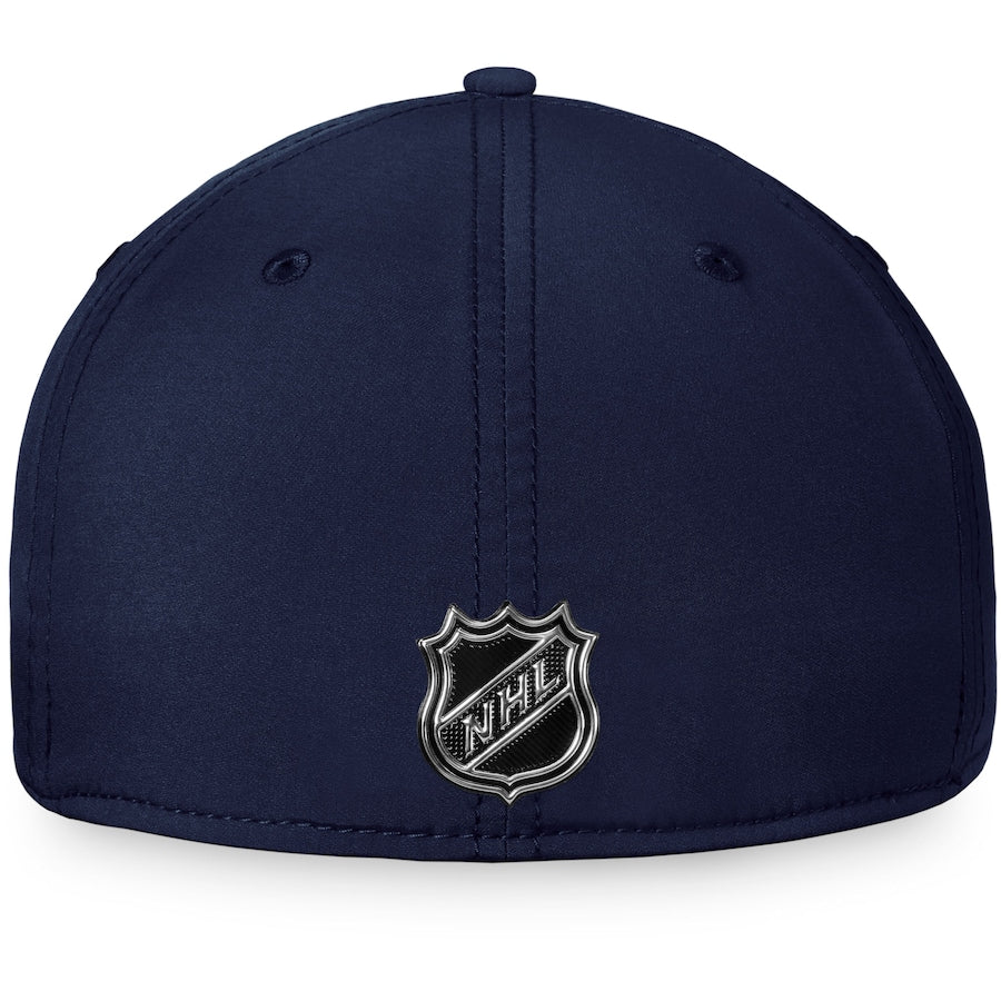 Montreal Canadiens NHL Fanatics Branded Men's Navy Authentic Pro Training Camp Stretch Fit Hat