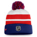 Montreal Canadiens NHL Fanatics Branded Men's Tricolor Special Edition Beanie Cuff Pom Knit Hat