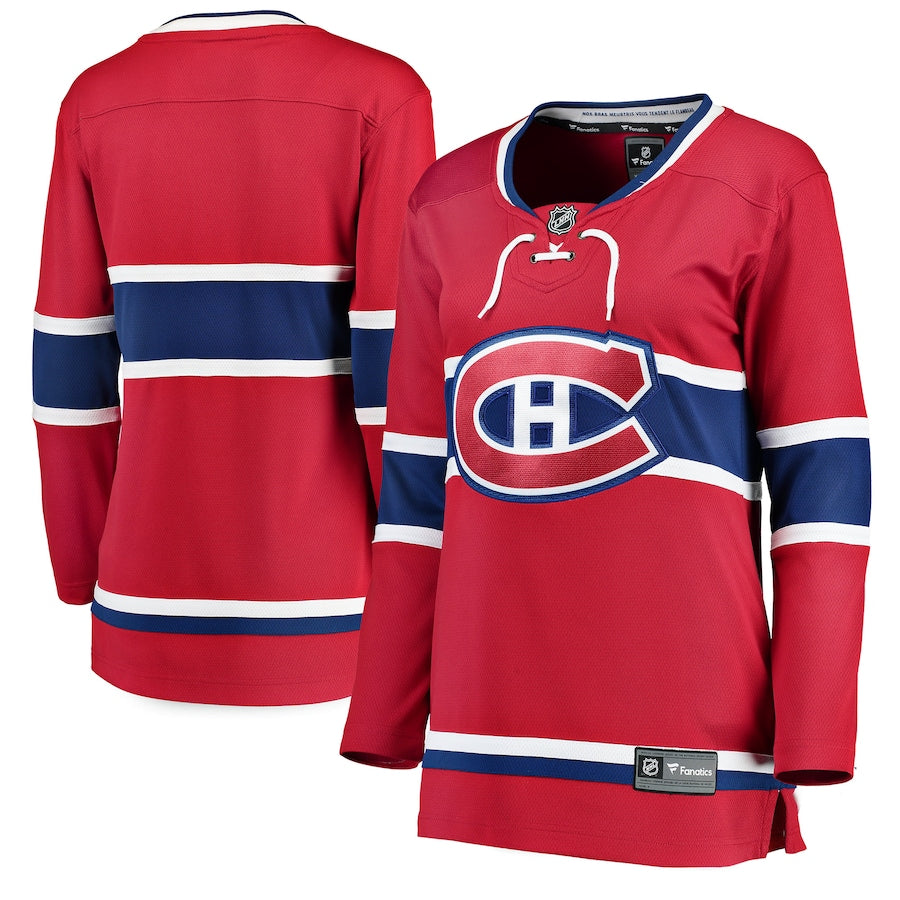 Montreal Canadiens NHL Fanatics Branded Women's Red Breakaway Jersey