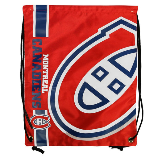 Montreal Canadiens NHL FOCO Red Big Logo Drawstring Bag