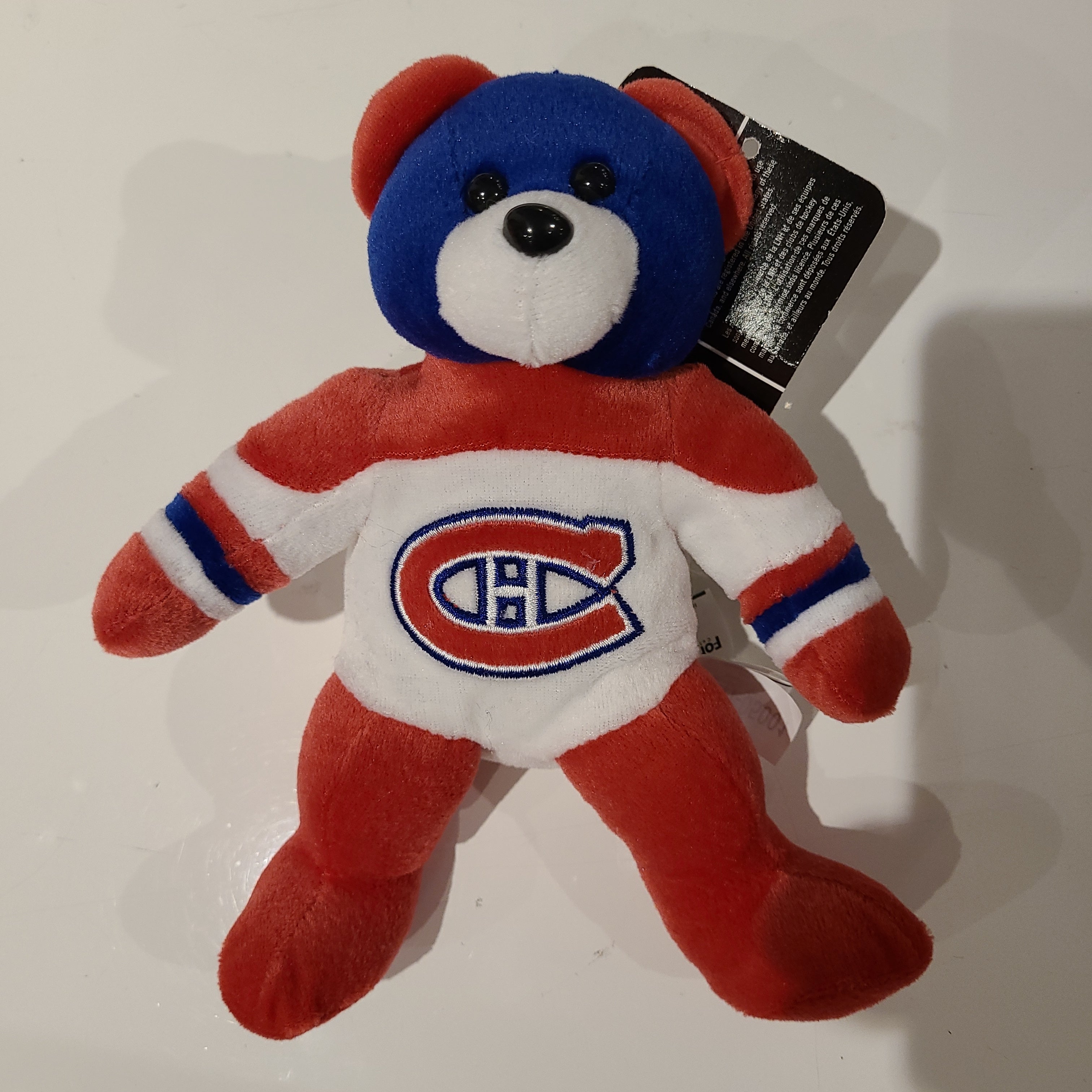 Montreal Canadiens NHL FOCO White Team Uniform Beanie Bear