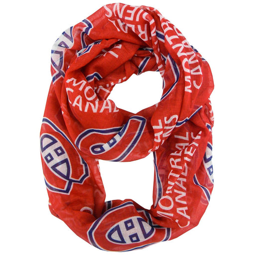 Montreal Canadiens NHL FOCO Women's Red Infinity Scarf