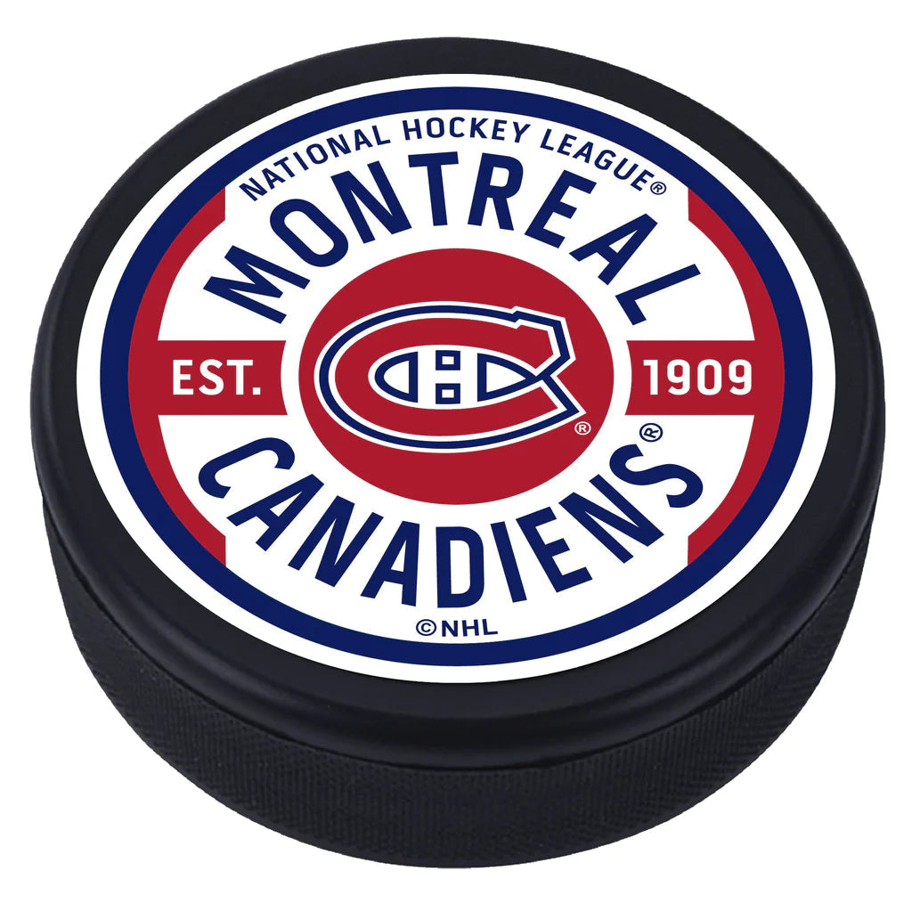 Montreal Canadiens NHL Gear Textured Hockey Puck