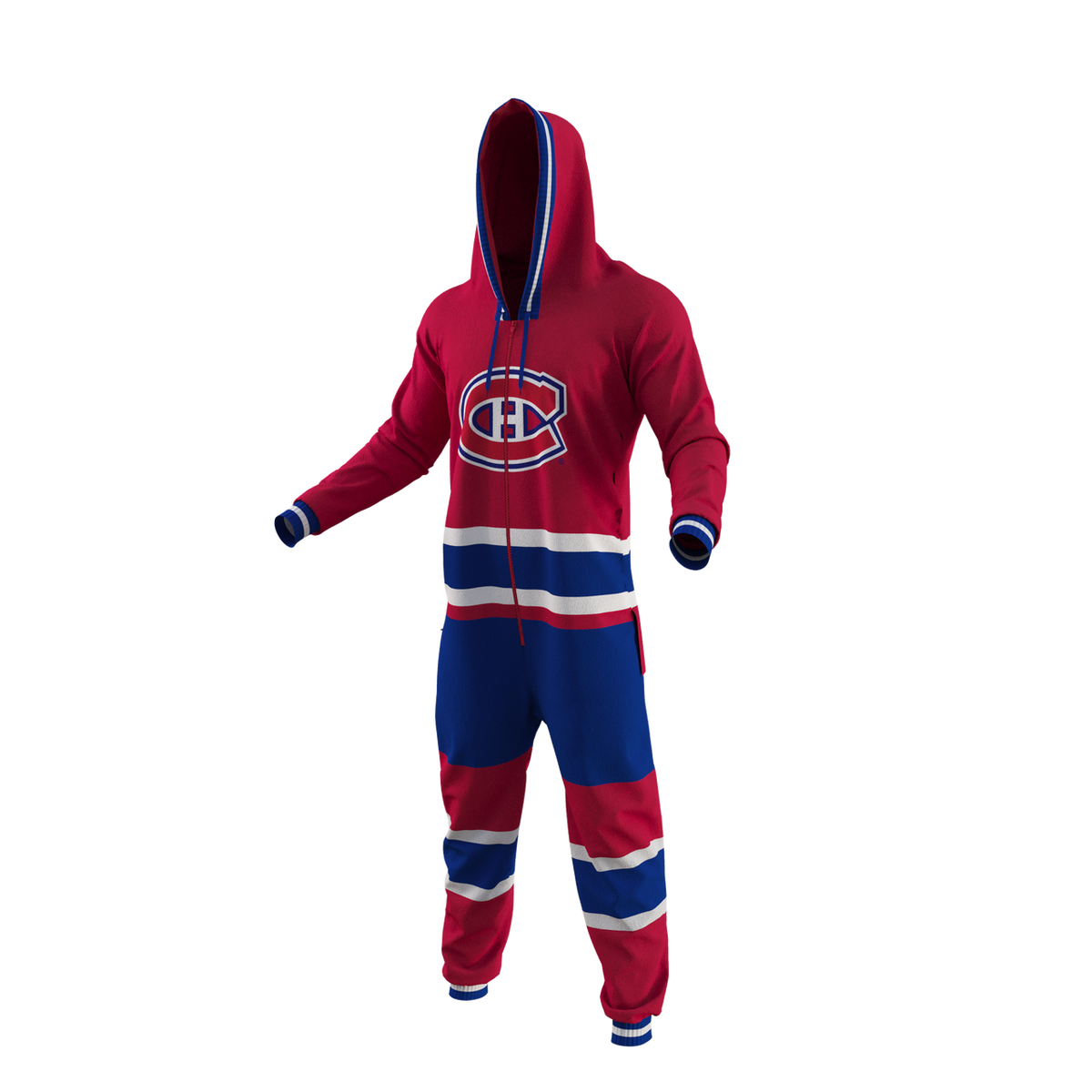 Montreal Canadiens NHL Hockey Sockey Men's Red Team Uniform Onesie