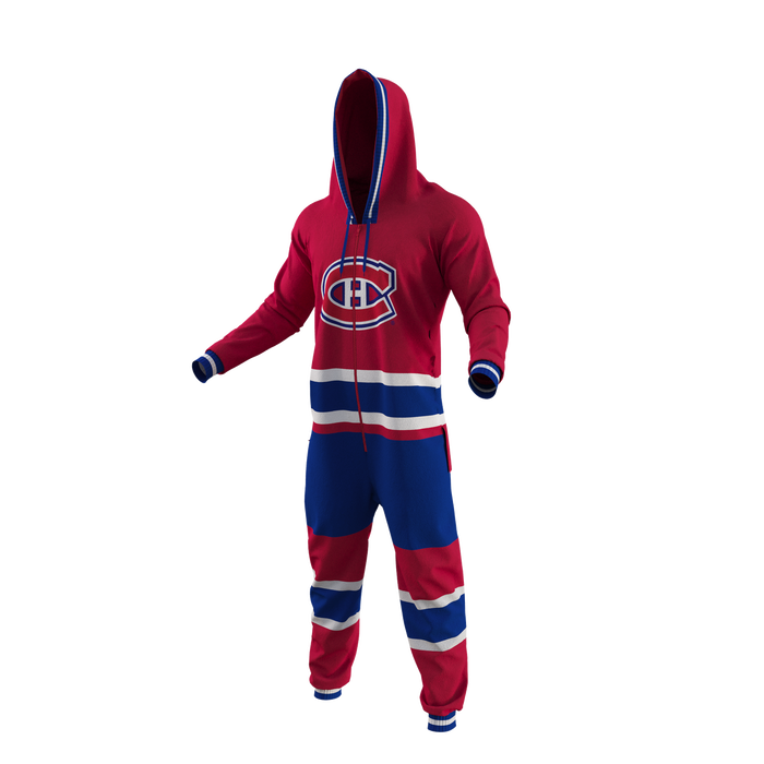 Montreal Canadiens NHL Hockey Sockey Men's Red Team Uniform Onesie