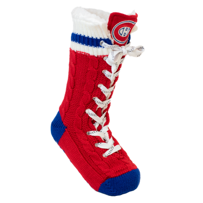 Montreal Canadiens NHL Hockey Sockey Unisex Red Slipper Skates Socks