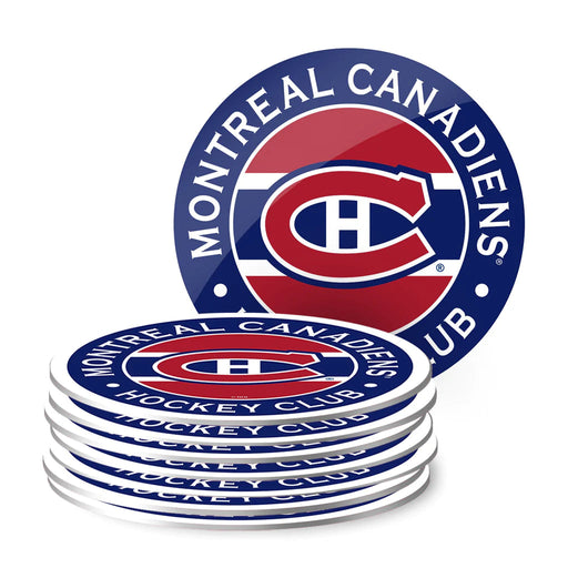 Montreal Canadiens NHL Inglasco 8 Pack Coaster Set