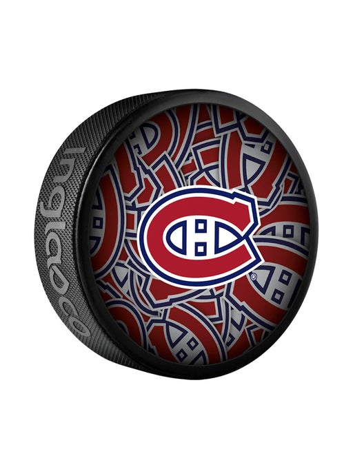 Montreal Canadiens NHL Inglasco Clone Souvenir Hockey Puck