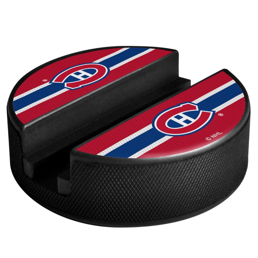 Montreal Canadiens NHL Inglasco Media & Card Holder Hockey Puck