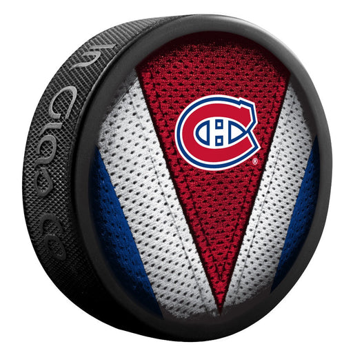 Montreal Canadiens NHL Inglasco Stitch Souvenir Hockey Puck