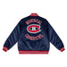 Montreal Canadiens NHL Mitchell & Ness Men's Navy Heavyweight Satin Jacket