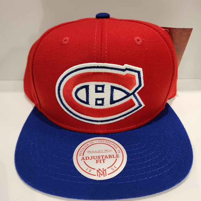 Montreal Canadiens NHL Mitchell & Ness Men's Red Two Tone Snapback