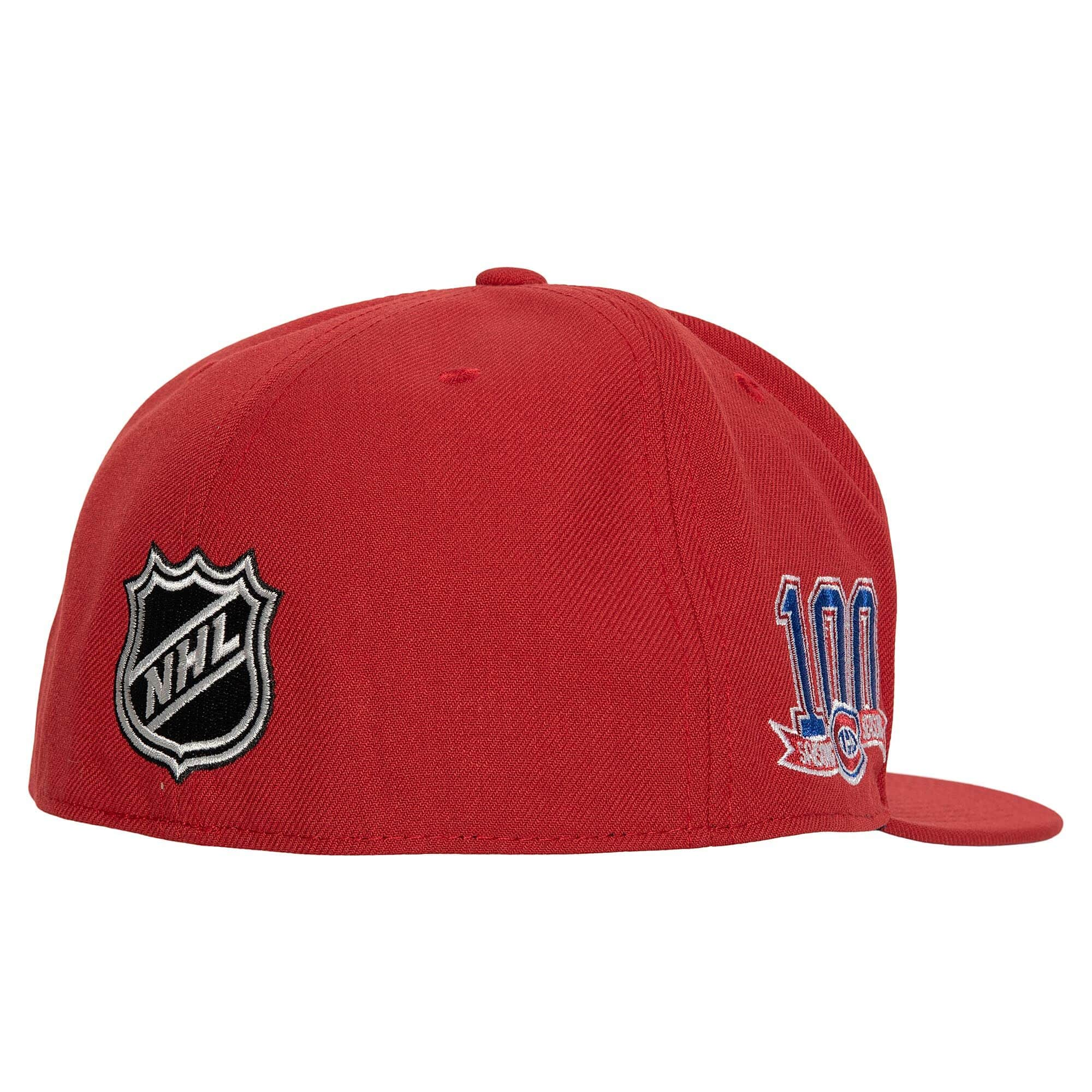 Montreal Canadiens NHL Mitchell & Ness Men's Red Vintage Fitted Hat