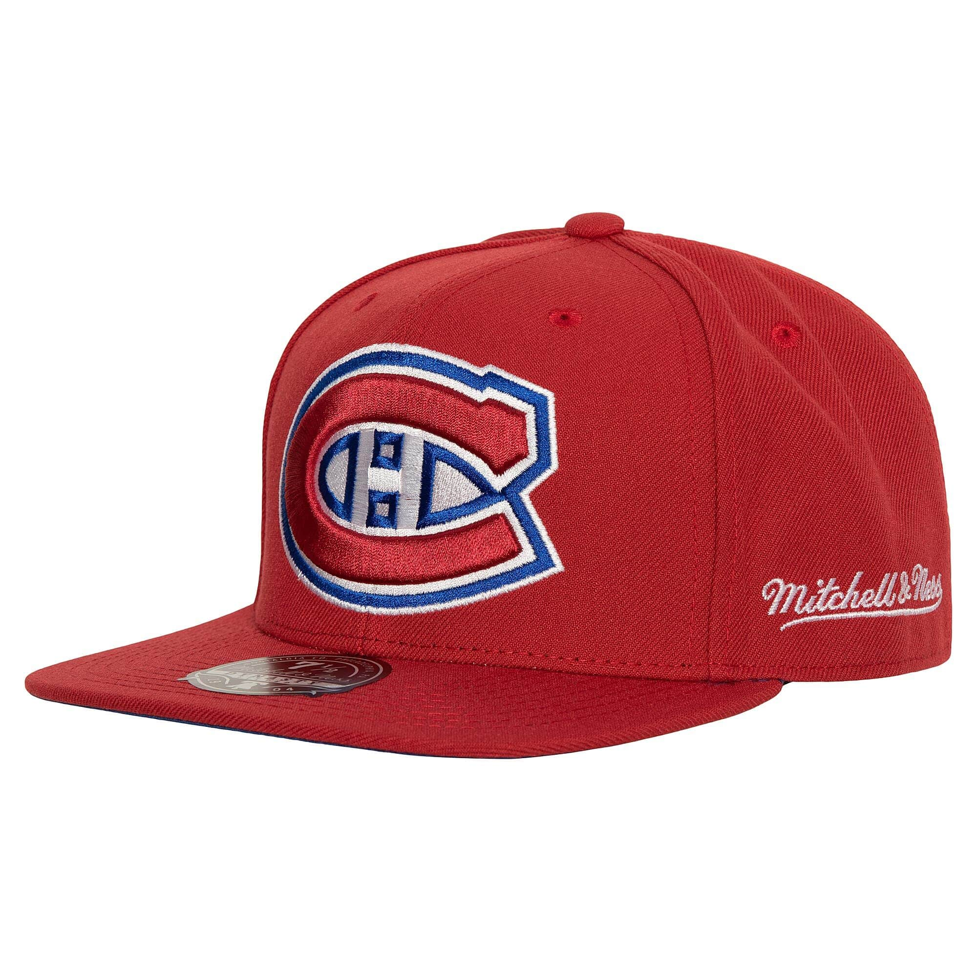 Montreal Canadiens NHL Mitchell & Ness Men's Red Vintage Fitted Hat