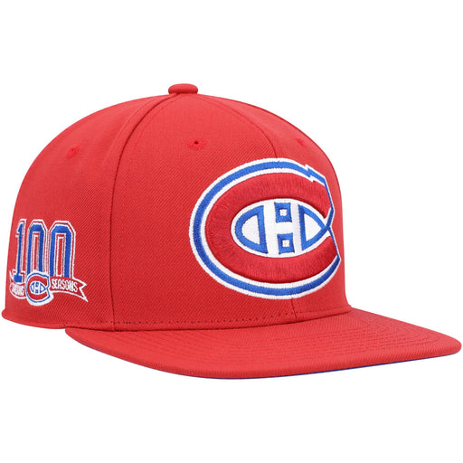 Montreal Canadiens NHL Mitchell & Ness Men's Red Vintage Fitted Hat