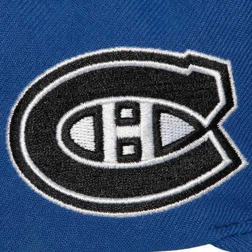 Montreal Canadiens NHL Mitchell & Ness Men's Royal Blue Alternate Flip Snapback