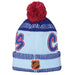 Montreal Canadiens NHL Outerstuff Infant Light Blue Special Edition 2.0 Script Cuff Pom Knit