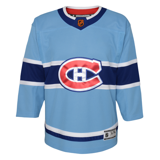 Outerstuff Youth Royal Edmonton Oilers Home Replica Jersey Size: Large