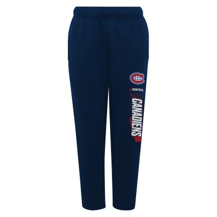 Montreal Canadiens NHL Outerstuff Youth Navy Power Move Fleece Pants