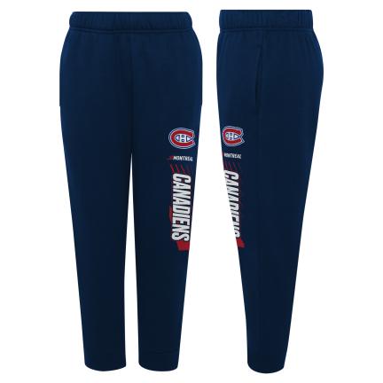 Montreal Canadiens NHL Outerstuff Youth Navy Power Move Fleece Pants
