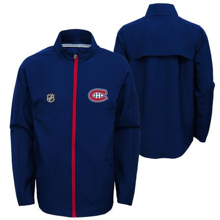 Montreal Canadiens NHL Outerstuff Youth Navy Prevail Lightweight Jacket